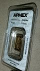 Apmex 1g Gold Bar.  9999 Fine (in Assay/tamper - Evident Pkg) Bars & Rounds photo 1