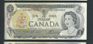 Canada 1973 1 Dollar P 85a Circulated photo
