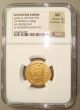 Ad 565 - 578 Justin Ii Ancient Byzantine Gold Solidus Ngc Ms 4/5 3/5 Coins: Ancient photo 1