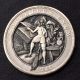 Hobo Nickel.  Carved Silver Morgan Dollar.  The Witch Exonumia photo 1