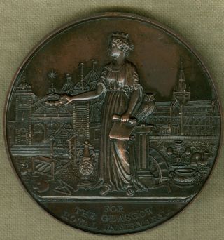 1904 Scottish Medal For Glasgow Industrial Exhibition By Glasgow Royal Infirmary photo