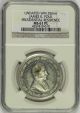 1861 James K.  Polk Presidential Residence Series Medal Ngc Ms61pl George Lovett Exonumia photo 1