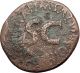 Augustus 7bc Rome As Authentic Ancient Roman Coin W/ Countermark I59419 Coins: Ancient photo 1
