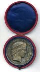 France,  Silver Medal,  Tribunal De Commerce Du Départ.  De La Seine 1854 Exonumia photo 2