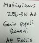 Maximianus,  286 - 310 Ad,  Ae Follis,  