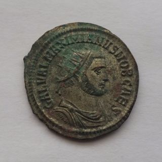 Galerius Maximianus Antoninianus.  Ef - /vf,  Silvered photo