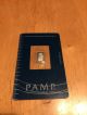 1 Gram Platinum Bar Pamp Swiss Made In Assay Card Platinum photo 4