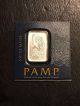 1 Gram Pamp Suisse Platinum Bar.  9995 Fine (in Assay) Bars & Rounds photo 1