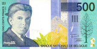 Belgium 500 Francs 1998 Unc P 149 photo