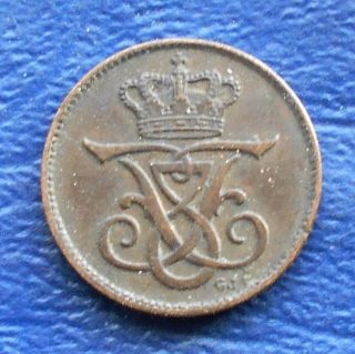 1909 Vbp;gj Denmark Ore Km 804 Frederik Viii Grade Circ Coin Mb 55 photo