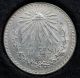 1938 Mexico One Peso In 720 Fine Silver - 17 Gms Mexico (1905-Now) photo 2