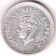 British India 1942 King George 6 Bombay Half Rupee Rare Silver Coin 16 British photo 1