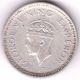 British India 1945 King George 6 Lahore Half Rupee Rare Silver Coin 18 British photo 1