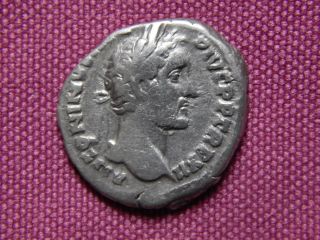 Antoninus Pius,  Rome,  Ar Denarius,  149 - 149 Ad,  Aequitas,  Ric 177 photo