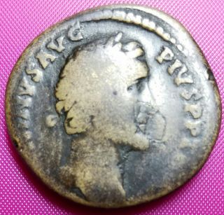 Antoninus Pius,  138 - 161 Ad,  Ae Sestertius photo