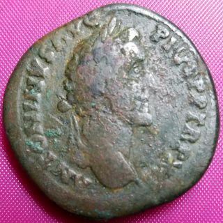 Antoninus Pius,  138 - 161 Ad,  Ae Sestertius photo
