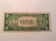 Vintage $1 1935 - Plain Silver Certificate One Dollar Bill $1 Washington Blue Seal Small Size Notes photo 2