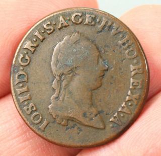 1790 - S Austria 1 Kreuzer Kreutzer Billon Coin Fine photo