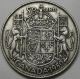 1950 50c Canada 50 Cents,  No Design,  Canadian Half Dollar,  Silver,  9153 Fifty Cents photo 4