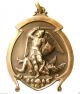 Most Vintage Art Medal Pendant To Holy Arch Angel Saint Michael Exonumia photo 1