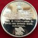 Nra Kentucky Long Rifle.  999 Silver Medal 4,  000 Minted Daniel Boone Exonumia photo 3