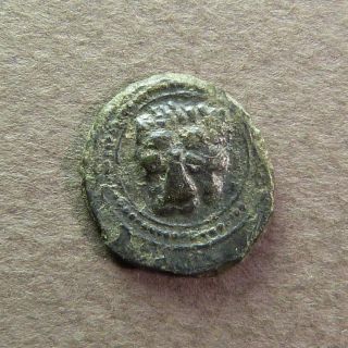 Kingdom Of Sicily,  William Ii 1166 - 89 Æ Follaro Messine Us1 photo