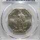 1925 Norse American Centennial Medal Thick Silver Pcgs Ms64 Exonumia photo 1