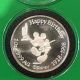 1998 Disney ' S Mickey Mouse 70th Birthday 1 Troy Oz.  999 Fine Silver Round Coin Silver photo 1