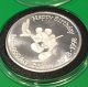1998 Disney ' S Mickey Mouse 70th Birthday 1 Troy Oz.  999 Fine Silver Round Coin Silver photo 3