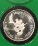 1998 Disney ' S Mickey Mouse 70th Birthday 1 Troy Oz.  999 Fine Silver Round Coin Silver photo 8