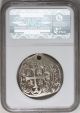 Mexico 8 Reales Klippe Mo 1733 M.  F.  Philip V,  Transitional.  Ngc Vf Details. Mexico photo 3