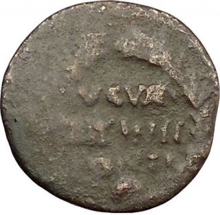 Augustus 15bc Big Authentic Ancient Roman Rome Coin Large Sc I39282 photo
