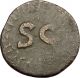 Augustus 15bc Big Authentic Ancient Roman Rome Coin Large Sc I39282 Coins: Ancient photo 1