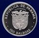 1976 Republic Of Panama $150 Proof Platinum Commemorative Coin - North & Central America photo 3