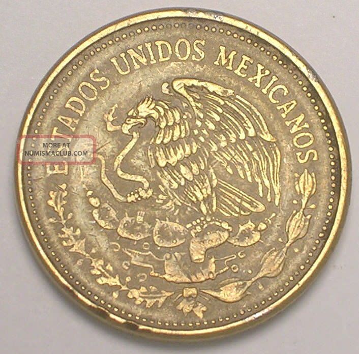 1985 Mexico Mexican 100 Pesos Carranza Eagle Coin F 