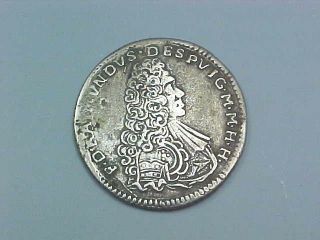 Silver 1 Scudo 1738 Coin Grand Master Despuig Knights Of Malta Order Of St John photo