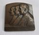 1930 Belgium Bronze Art Deco Medal Louis Dumont - Wilden,  G.  Garnir,  L.  Souguenet Exonumia photo 1