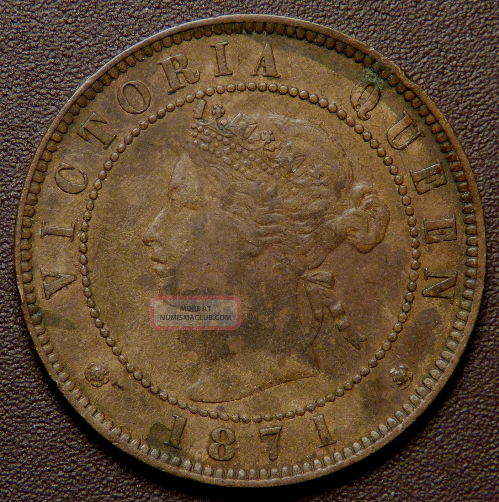 Canada Prince Edward Island Cent 1871 Coins: Canada photo