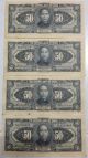 Banknote China P 198c ; 50 Dollars 1928 Consecutive X 4 Paper & Crisp Asia photo 1