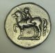 Ancient Greek Roman Coin Italy Calabria Tarentum Nomos Silver Ish Coin 300 Bc Coins: Ancient photo 1