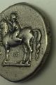 Ancient Greek Roman Coin Italy Calabria Tarentum Nomos Silver Ish Coin 300 Bc Coins: Ancient photo 2