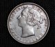 Newfoundland.  20 Cents 1889.  Queen Victoria.  Km 4.  Silver Coin. Coins: Canada photo 2