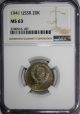 Russia Ussr Copper - Nickel 1941 20 Kopeks Ngc Ms63 Wwii Issue Y 111 Russia photo 1