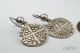 Antique Medieval English Silver Edward I Long Cross Penny Coin Earrings C1310 Coins: Medieval photo 2