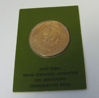 Inter Tribal Indian Ceremonial Association 50th Anniversary Commemorative Medal photo