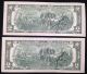 $2 Two Dollar Bills,  Similar Serial Numbers,  Uncirculated Us Currency Small Size Notes photo 1