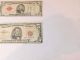 2 5 Dollar Series 1928f & 1963 Red Seal Silver Certificate Note Circulated Small Size Notes photo 3