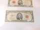 2 5 Dollar Series 1928f & 1963 Red Seal Silver Certificate Note Circulated Small Size Notes photo 4