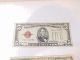 2 5 Dollar Series 1928f & 1963 Red Seal Silver Certificate Note Circulated Small Size Notes photo 6