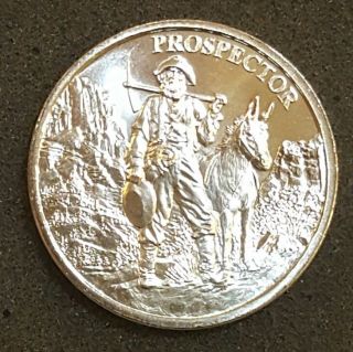 Provident Prospector 1 Troy Oz.  999 Fine Silver Round With Air - Tight Case (a - 2) photo